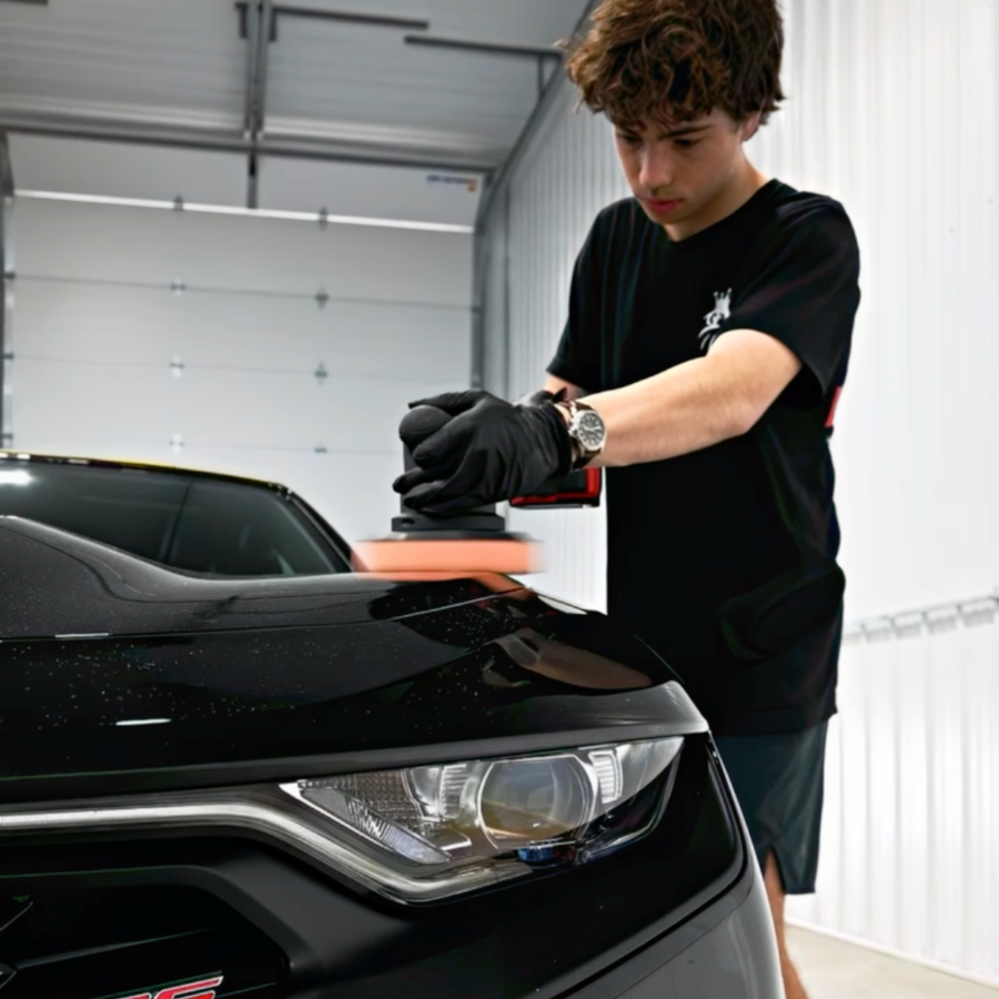 Polishing Camaro